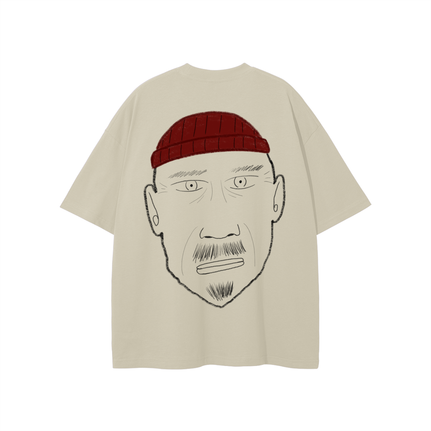 Red beanie T-Shirt